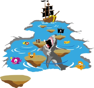 DecoMark™ 3D Underwater 3890 x 5000 mm, VPE= 1