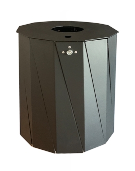 Abfallbehälter ca. 50 L, inkl. Ascher 