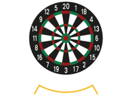 DecoMark™ 2D Dart Board 4000 x 4000 mm, VPE= 1