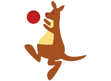 DecoMark™ Tiere: Kangaroo 532 x 682 mm, VPE= 1