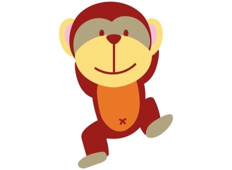 DecoMark™ Tiere: Äffchen 417 x 612 mm, VPE= 1