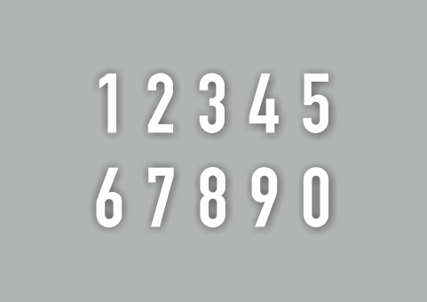 PREMARK® Einzelne Zahlen 200 mm, VPE = 1 | 7