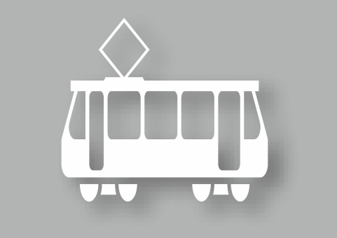 PREMARK® Symbol Straßenbahn 800 x 900 mm, VPE = 5