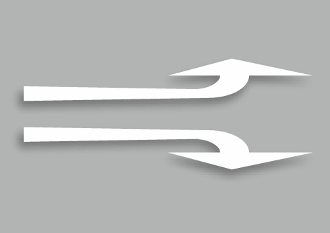 PREMARK® Abbiegepfeil links/rechts 