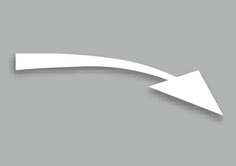 PREMARK® Vizibility Typ II Markierung - Glattstrich Vorankündigungspfeil Rhld./Pfalz, rechts 