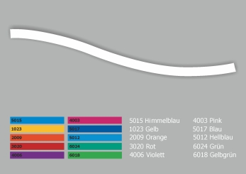 DecoMark™ Bend & Shape 1023 Verkehrsgelb 1000 x 50 mm, VPE= 60, Verkehrsgelb