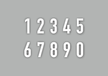 PREMARK® Einzelne Zahlen 1000 mm, VPE = 1 | 1