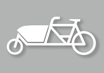 PREMARK® Symbol Lastenfahrrad 430 x 1000 mm, VPE = 5